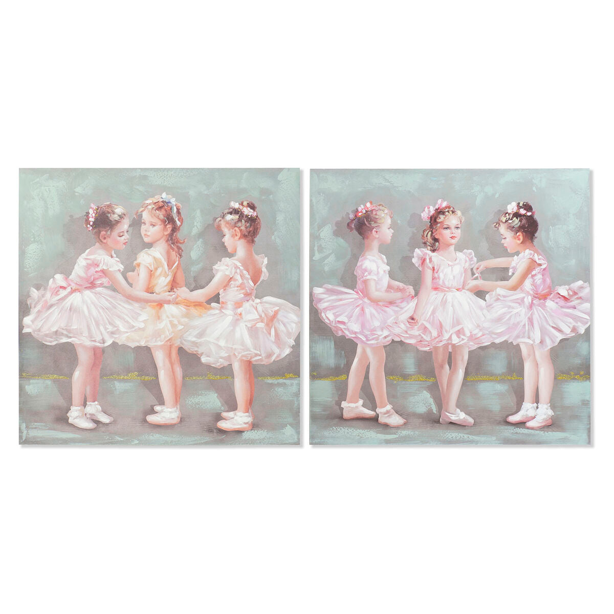 8424001940462 - Bild 80 x 3 x 80 cm Ballett-Tänzerin Traditionell (2 Stück)