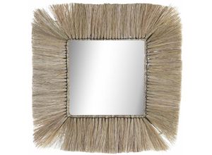 8424001944750 - Dkd Home Decor - Jute Glass Mirror 55x3x55 natürliches Juteglas mehrfarbiger Farbe Mary Spiegel Details Details