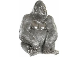 8424001947263 - Dkd Home Decor - Harzfigur 46x40x61 Gorilla Silbermaterial mehrfarbige Farbfamiliendekoration Figuren Details