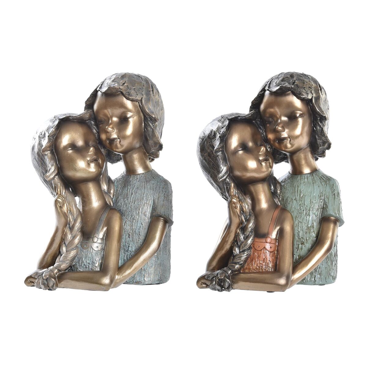 8424001958238 - Deko-Figur 19 x 15 x 28 cm Rot Gold türkis Kinder (2 Stück) 8424001958238 - Deko-Figur 19 x 15 x 28 cm Rot Gold türkis Kinder (2 Stück)