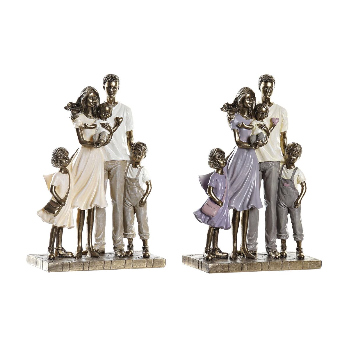 8424001958450 - Deko-Figur 175 x 85 x 26 cm Gold Familie (2 Stück)