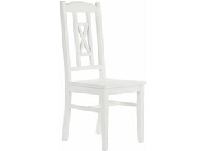 8424001961276 - Dkd Home Decor - Holzstuhl 43x43x9995 White Wood Country Country Material Material Multicolor Color Family Chairs und Stühle Details