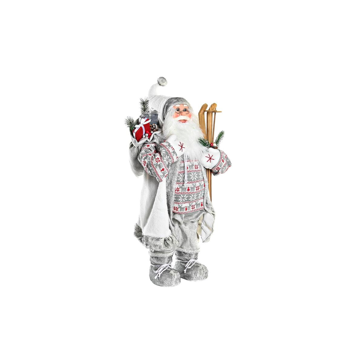 8424001975136 - Decoration Father Christmas White Red Grey PVC 45 x 34 x 83 cm