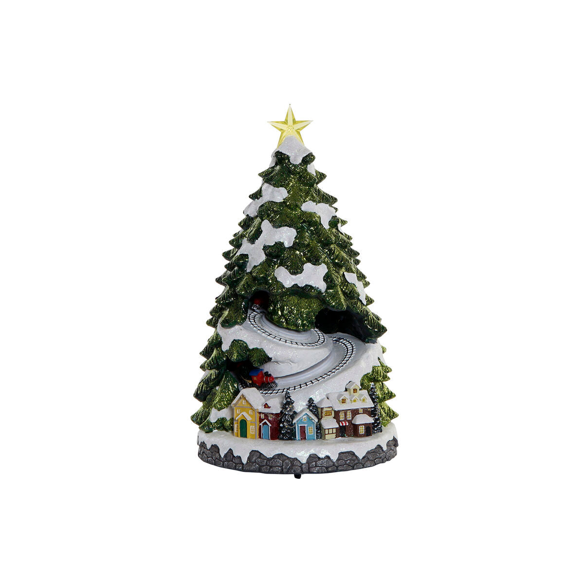 8424001975822 - Weihnachtsbaum Beweglichen LED Leicht Musikalisch Bunt Harz 23 x 23 x 42 cm (3 Stück)