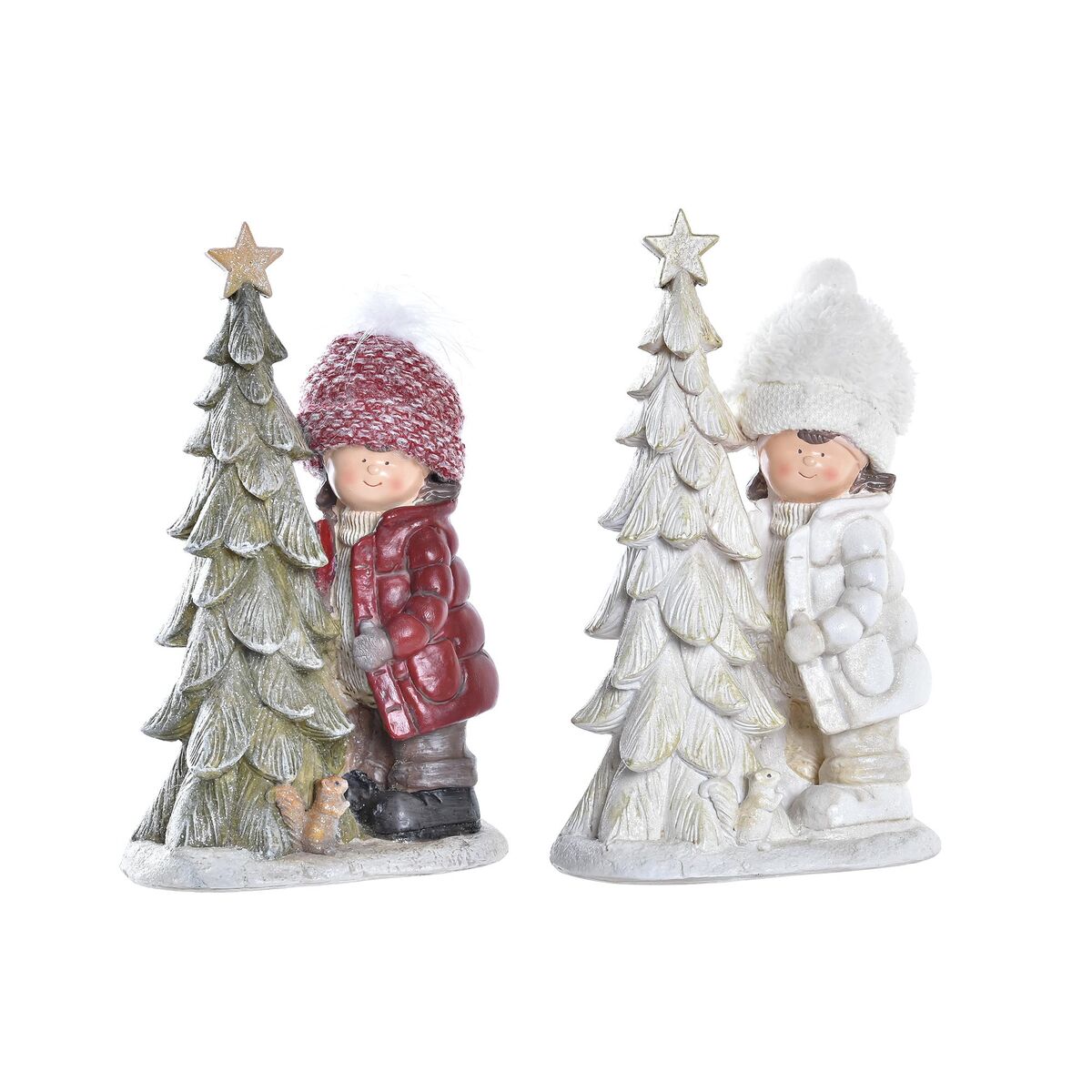 8424001985937 - Weihnachtsschmuck Rot Gold Weiß grün Harz Glitzernd Kinder (17 x 11 x 275 cm) (2 Stück)