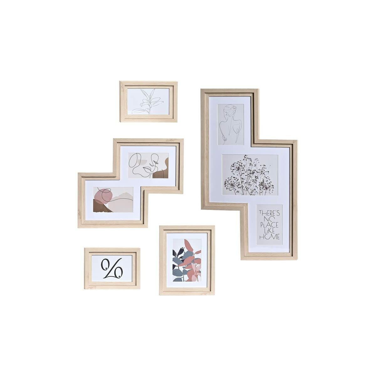 8424001990610 - Bilderrahmen für die Wand Urban Kristall natürlich Bunt Holz MDF (40 x 15 x 50 cm)