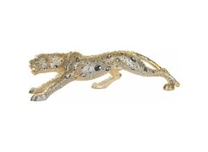 8424001992188 - Dkd Home Decor - Harzfigur 825x23x21 Golden Leopard Harzmaterial mehrfarbige Farbfamilien -Figuren Détails Details