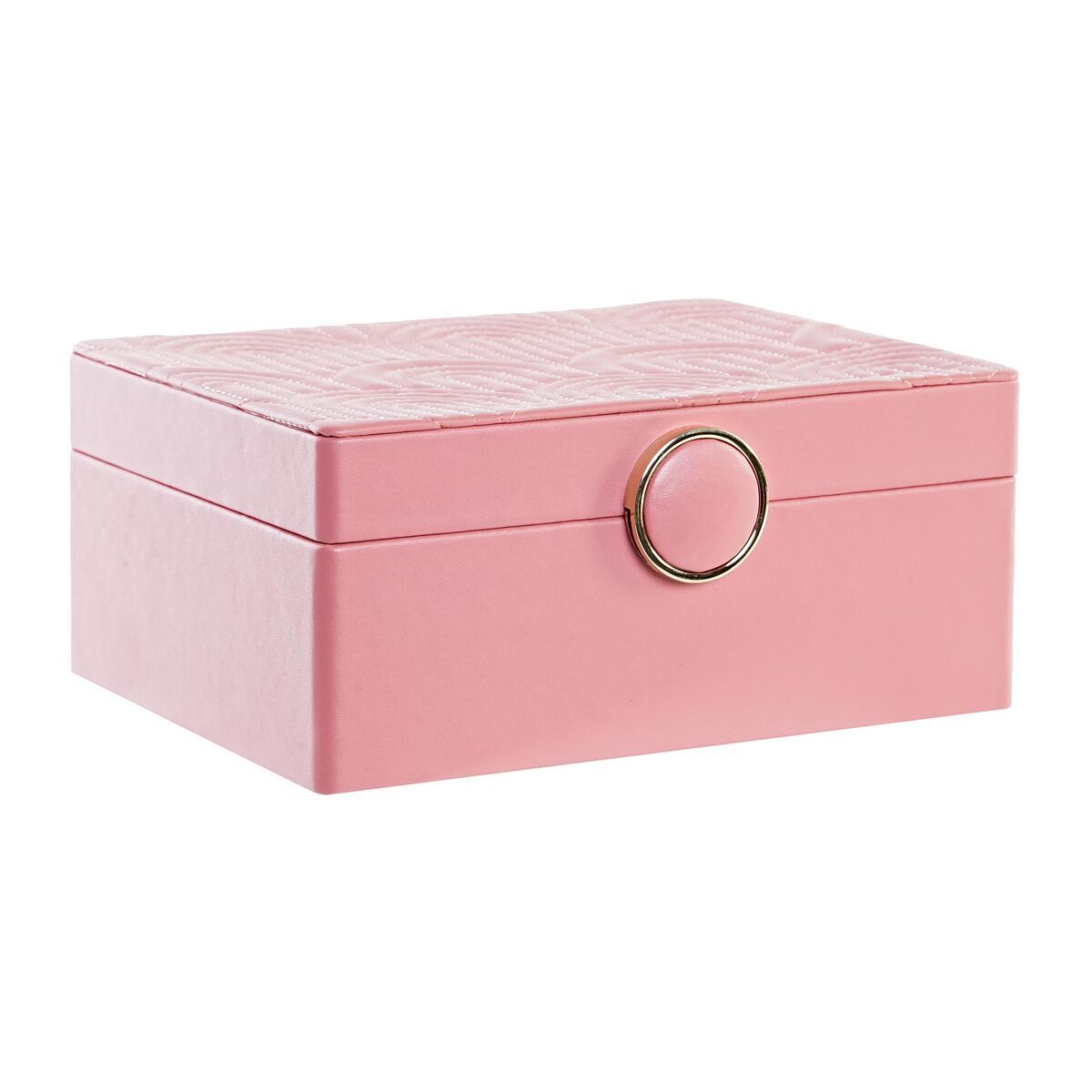 8424002006259 - Nicht Zutreffend - Box-Schmuckkästchen dkd Home Decor Rosa pu Holz mdf (17 x 13 x 85 cm)
