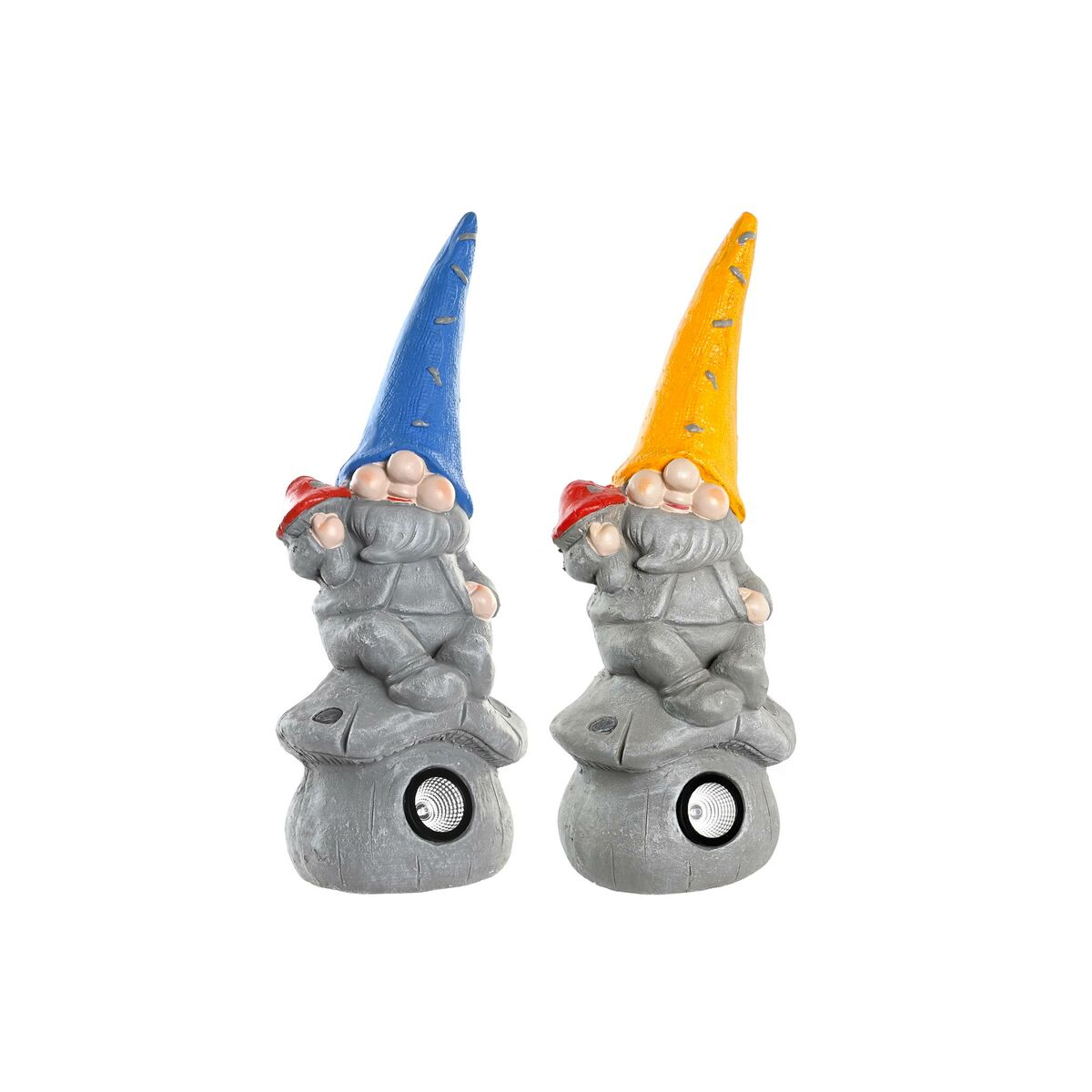 8424002008574 - Decorative Figure Gnome Aluminium 20 x 20 x 50 cm Magnesium (2 Units)