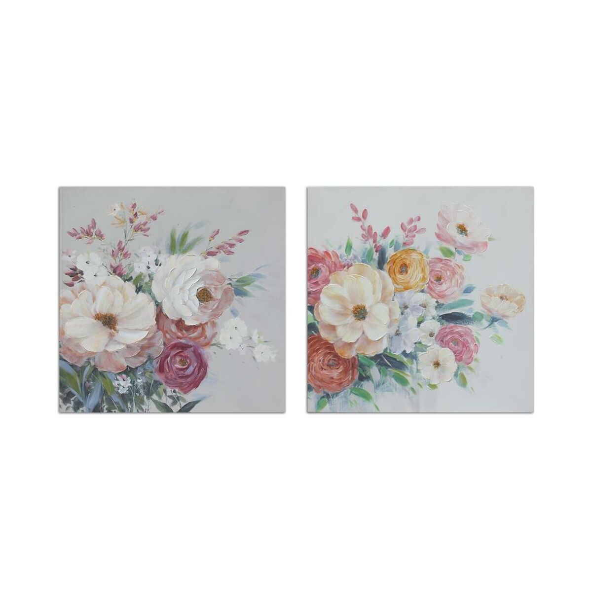 8424002016692 - Bild Blomster (80 x 28 x 80 cm) (2 Stück) 8424002016692 - Bild Blomster (80 x 28 x 80 cm) (2 Stück)