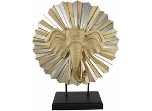 8424002025229 - Dkd Home Decor - Kristallharz -Figur 47x18x565 Goldener Elefant in Kristallharzmaterial Multikolen -Farbfamilien -Dekoration Figuren Details