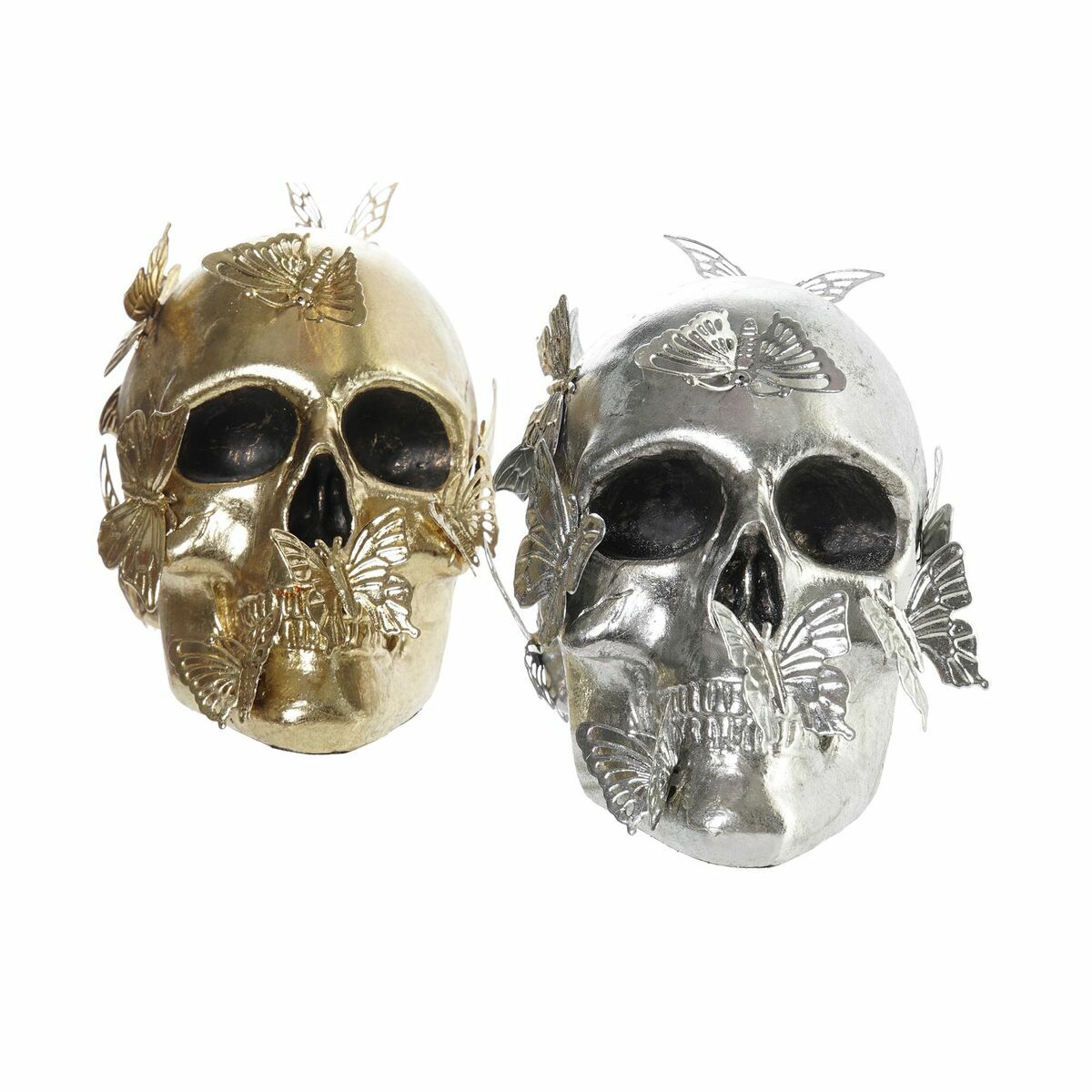 8424002025328 - Deko-Figur Gold Silberfarben Totenkopf 165 x 105 x 115 cm (2 Stück) 8424002025328 - Deko-Figur Gold Silberfarben Totenkopf 165 x 105 x 115 cm (2 Stück)