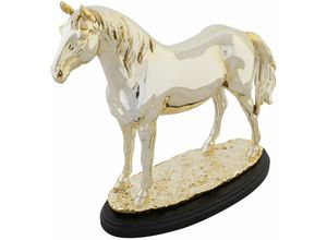 8424002025397 - Dkd Home Decor - Harzfigur 30x115x26 Gold Metallic Horse Harz mehrfarbige Farbfamilienfamilien -Figuren Dekoration Details