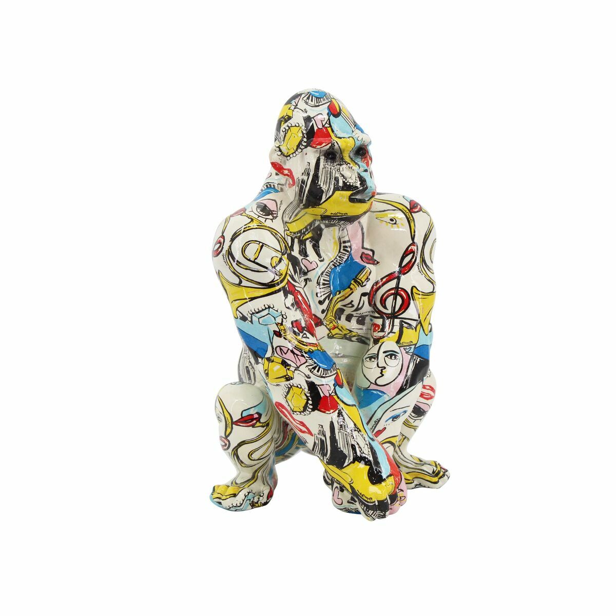 8424002025427 - Deko-Figur 14 x 13 x 22 cm Bunt Gorilla Moderne 8424002025427 - Deko-Figur 14 x 13 x 22 cm Bunt Gorilla Moderne