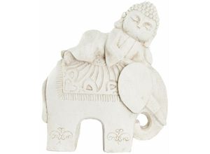 8424002032135 - Dkd Home Decor - Magnesischer Figur 42x24x46 Buddha Elefant Alter Magnesia Multicolor Materialfamilie Buddha -Figuren Details