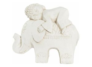 8424002032142 - Dkd Home Decor - Magnesischer Figur 44x22x40 Buddha Elefant im Alter von Magnesia Multicolor -Materialfamilie Buddha -Figuren Details