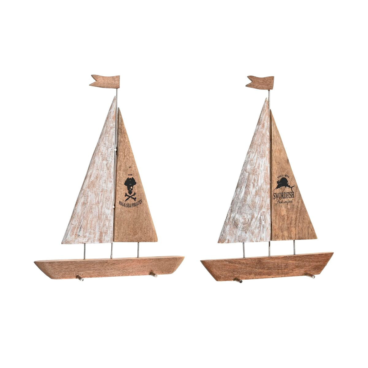 8424002038687 - Deko-Figur 365 x 10 x 54 cm 375 x 10 x 48 cm Braun (2 Stück)