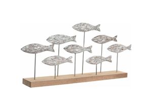 8424002038717 - Dkd Home Decor - Eisengriff Dekoration 65x9x31 Abgenutzte Fischmaterial Griff in Farbe Multicoly Family Dekoration Figuren Details Details