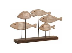 8424002038946 - Dkd Home Decor - Paulownia Figur 51x8x27 Abgenutzte Fisch Paulownia Material mehrfarbige Farbfamilien -Figuren Détails Details