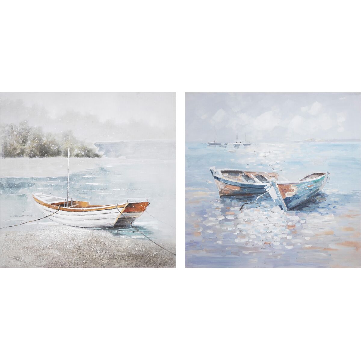 8424002039530 - Malerei 100 x 35 x 100 cm Barco 100 x 2 x 100 cm Mediterran (2 Einheiten)