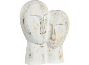 8424002044770 - Dkd Home Decor - Aluminium -Figur 23x10x30 Weiße Gesichter Aluminiummaterial mehrfarbige Farbfamilien -Figuren Détails Details