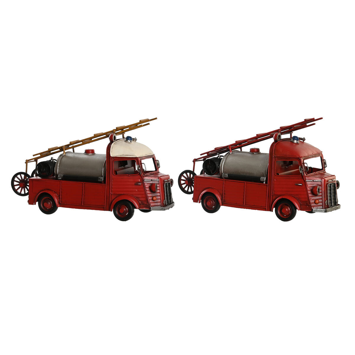 8424002046965 - Deko-Figur Rot Silberfarben Vintage 33 x 14 x 19 cm (2 Stück)