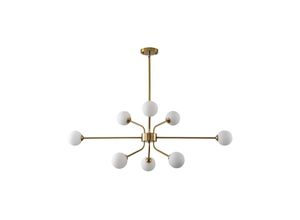 8424002060152 - Dkd Home Decor - Metallglasdecke 110x38x38 Goldene Kugeln Metallglasmaterial mehrfarbige Farbfamiliendecke und Wandleuchten Details 8424002060152 - Dkd Home Decor - Metallglasdecke 110x38x38 Goldene Kugeln Metallglasmaterial mehrfarbige Farbfamiliendecke und Wandleuchten Details