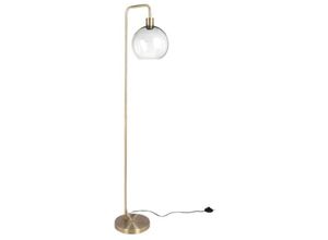 8424002060312 - Dkd Home Decor - Metallglasstehlampe 35x25x155 Gold Metallglas Farbe Material Multicolor -Familie Details