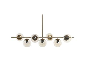 8424002060435 - Dkd Home Decor - Metallglasstehlampe 96x30x130 E27 7 Metallglaskugeln mehrfarbige Farbfarbfamilien Deckenleuchten und Damen Details