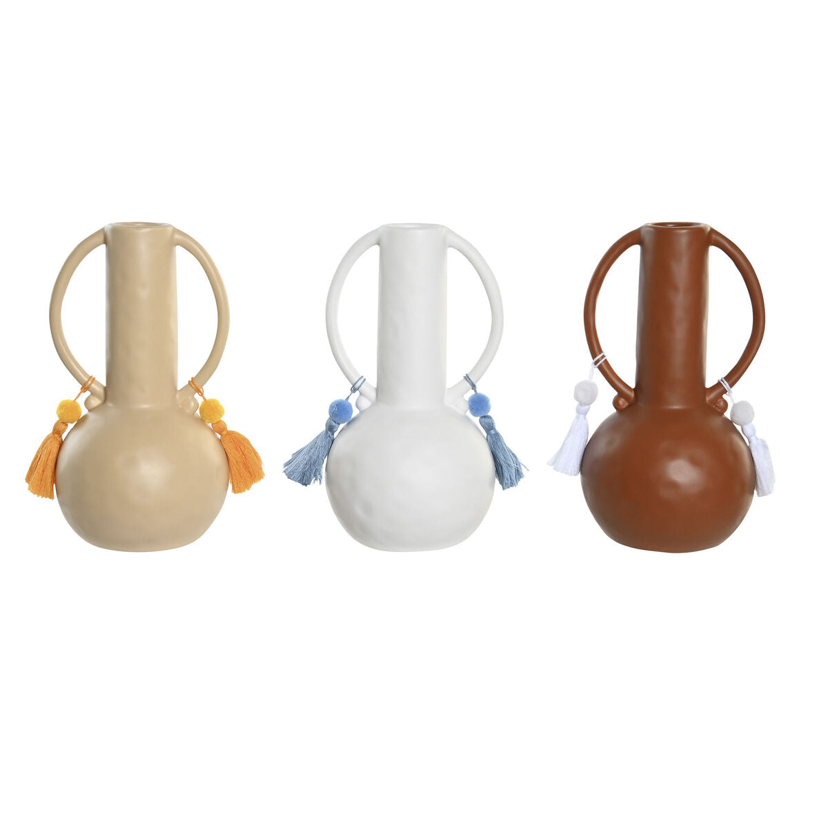 8424002060589 - Vase Weiß Beige Terrakotta Dolomite Randbereich 14 x 14 x 256 cm (3 Stück) 8424002060589 - Vase Weiß Beige Terrakotta Dolomite Randbereich 14 x 14 x 256 cm (3 Stück)