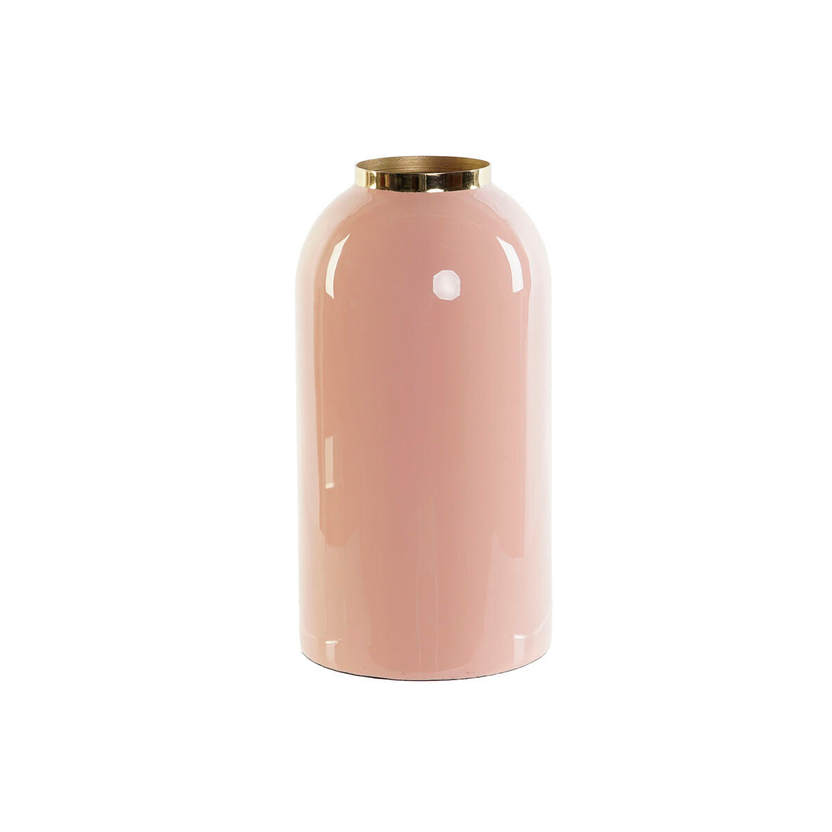 8424002061753 - Vase grün Gold Koralle Eisen Lackierung 13 x 13 x 25 cm (2 Stück)