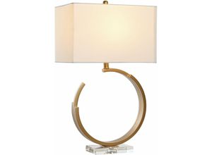 8424002064389 - Dkd Home Decor - Metallglas Tischlampe 40x23x68 Goldenes Glas Metallmaterial Mehrfarbige Farbfamilie Tischlampen Details