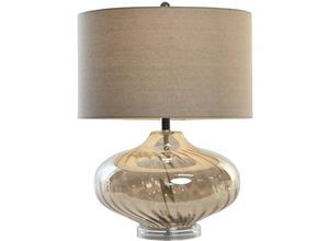 8424002064440 - Fijalo - Metall Tischlampe Glas 43x43x57 Beige Metallglas lin leinen mehrfarbige Farbfamilienfamilien Details Details Details