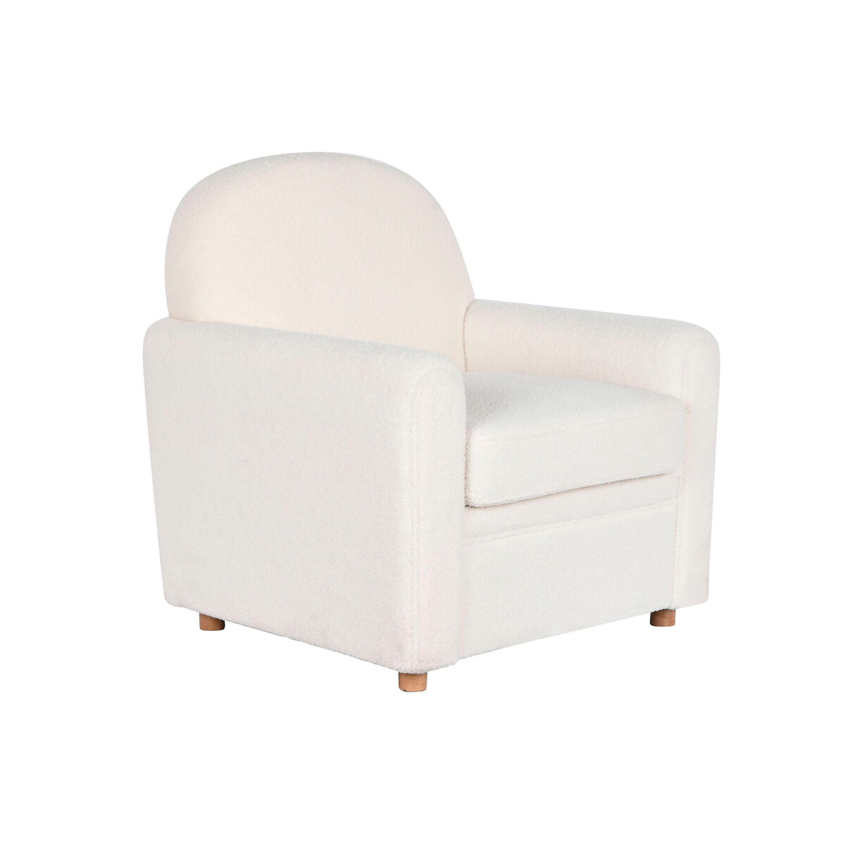 8424002066079 - Sessel White Polyester Holz 79 x 72 x 86 cm