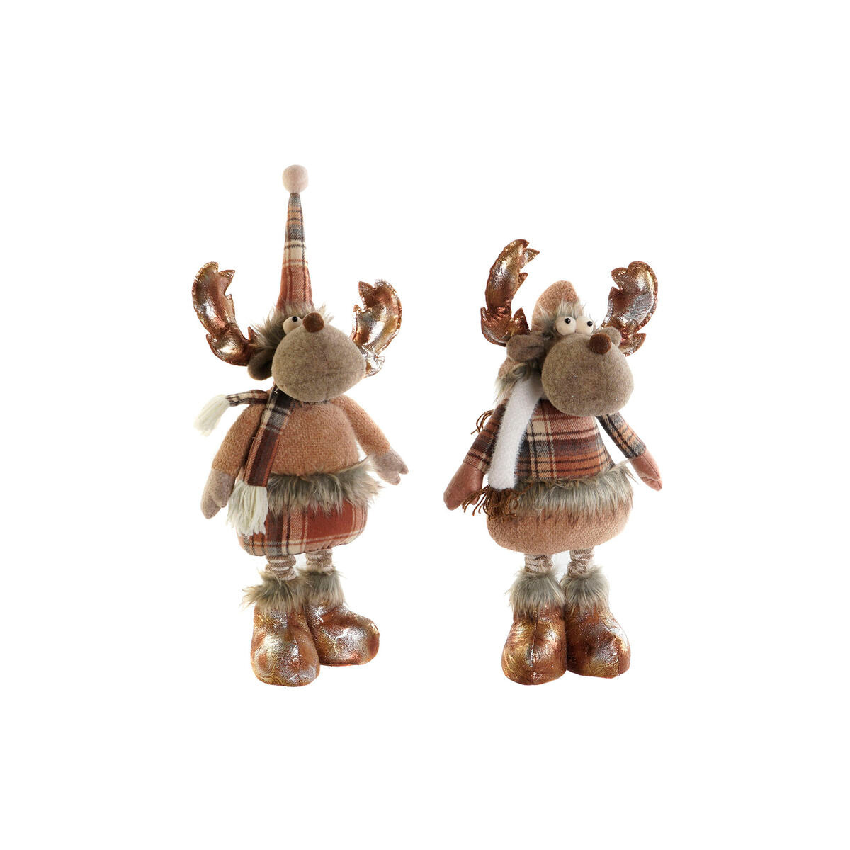 8424002072742 - Weihnachtsschmuck Braun Rentier 18 x 17 x 48 cm (2 Stück)