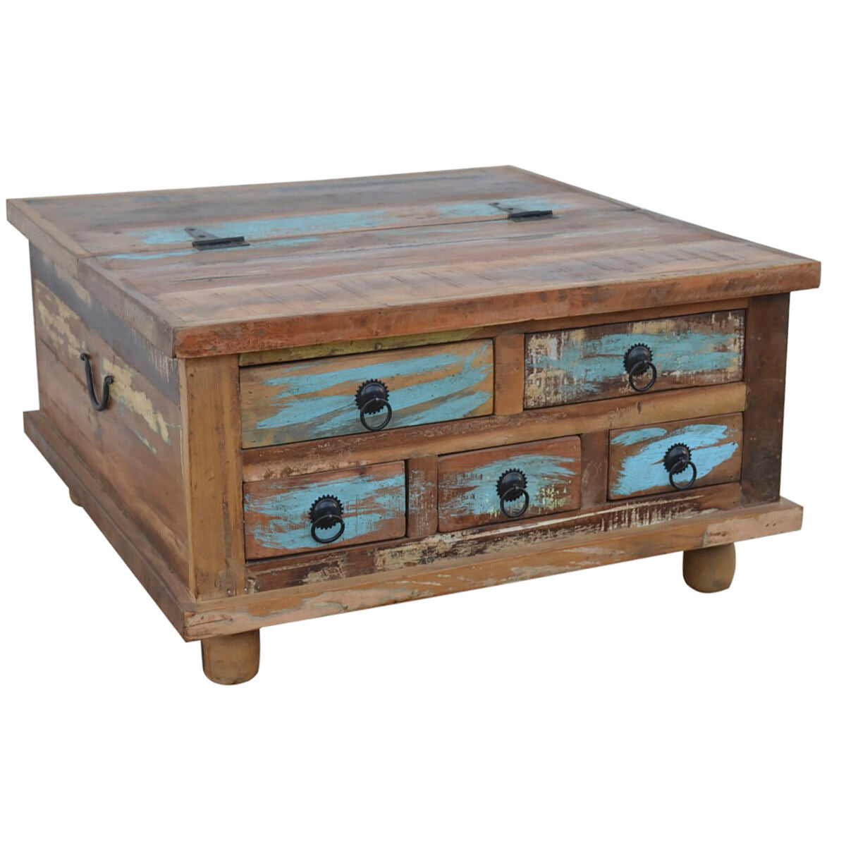 8424002073404 - Tischdekoration 70 x 70 x 38 cm Metall Mango-Holz