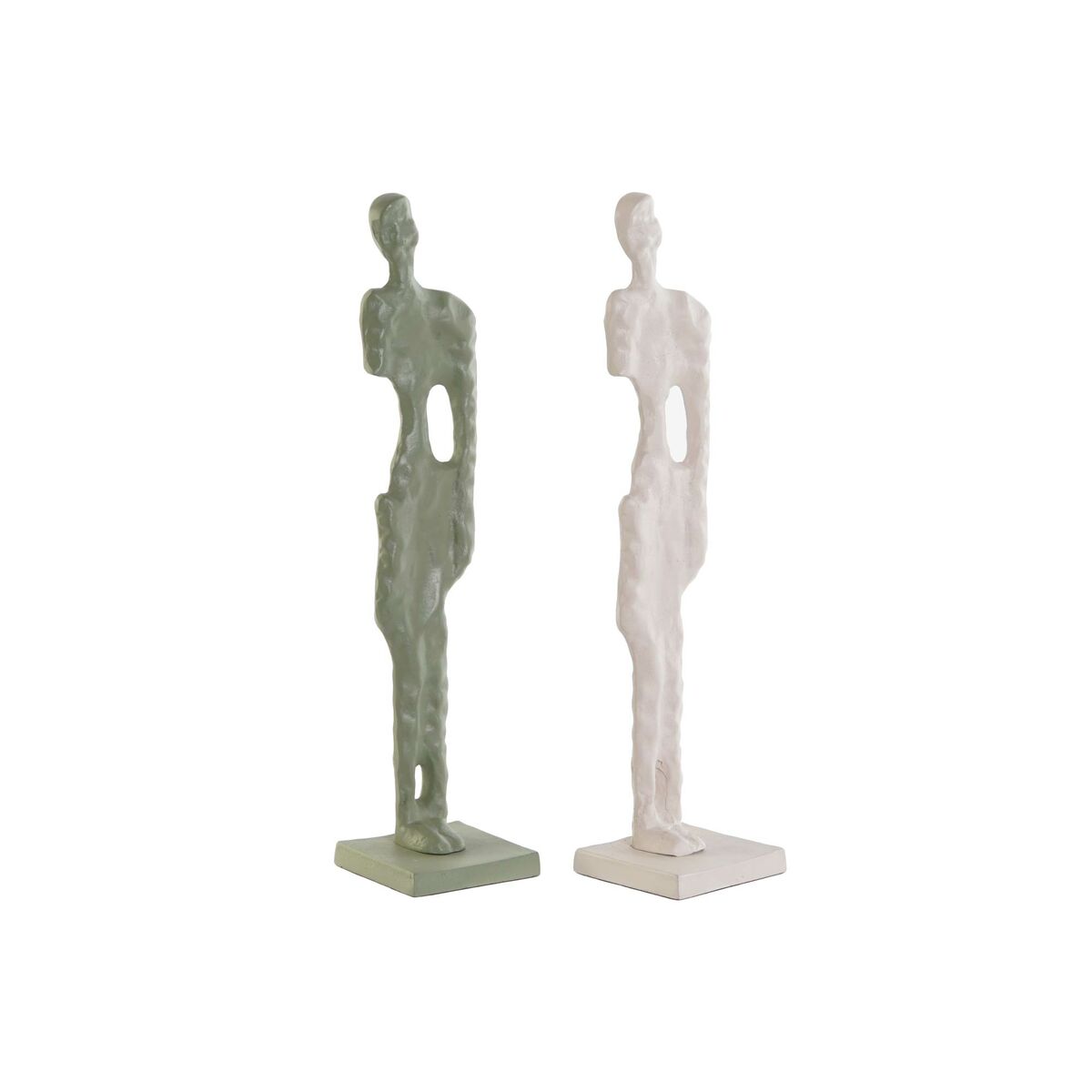 8424002074371 - Deko-Figur Weiß grün 9 x 9 x 40 cm (2 Stück)