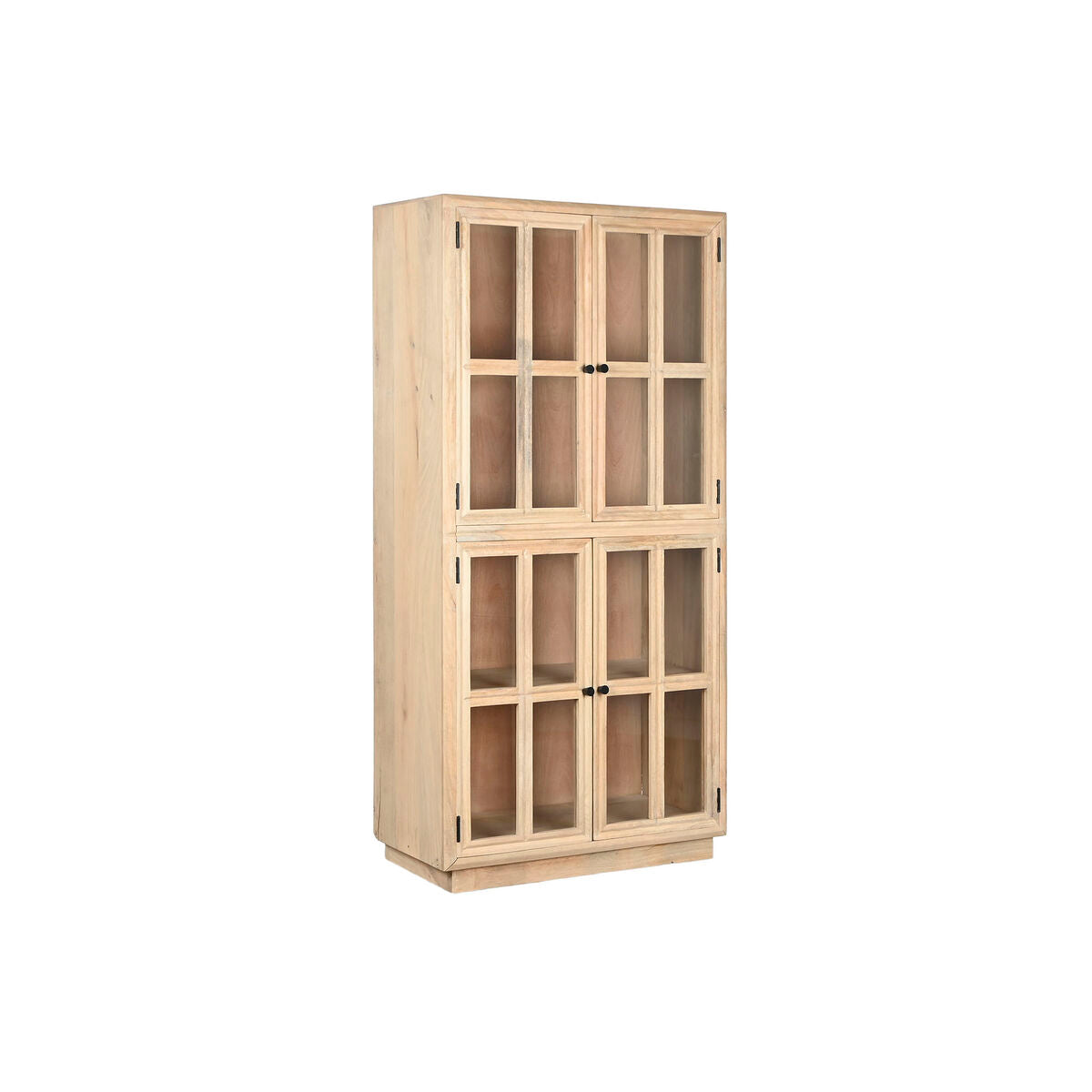 8424002085803 - Displayständer Kristall Mango-Holz 80 x 40 x 177 cm