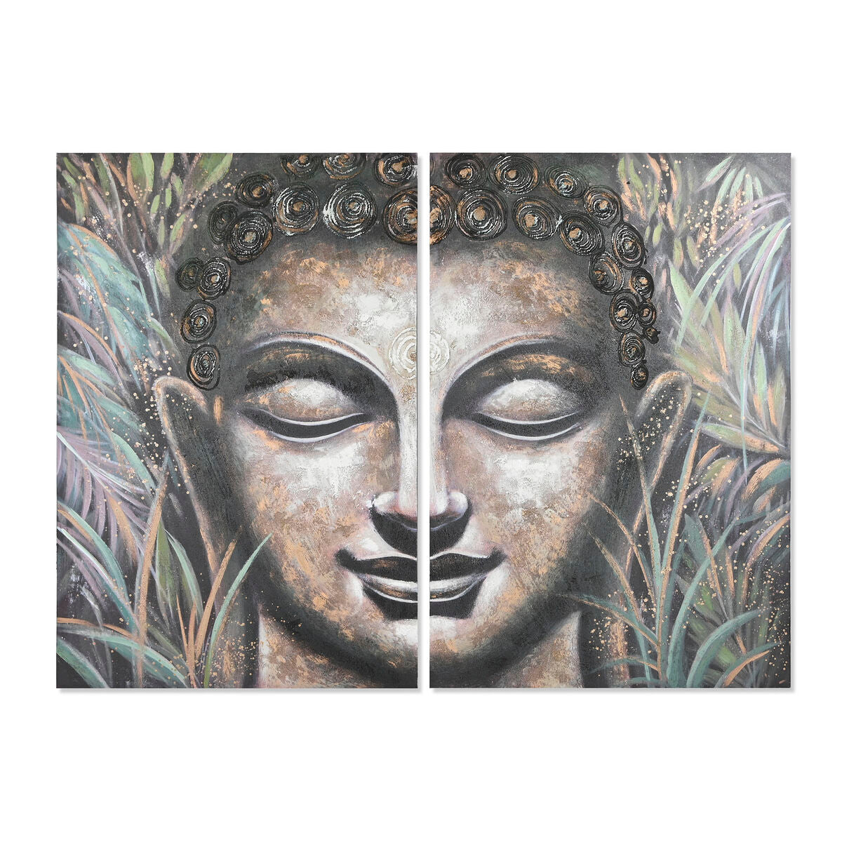 8424002089740 - Satz mit 2 Bildern Buddha Orientalisch 160 x 3 x 120 cm