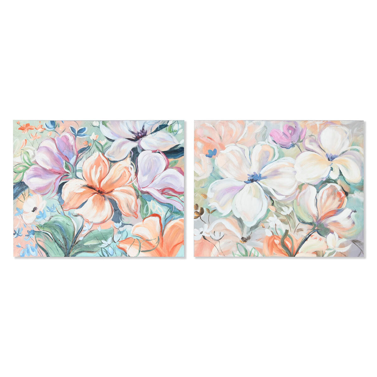 8424002090821 - Bild Blomster Shabby Chic 100 x 37 x 80 cm (2 Stück)