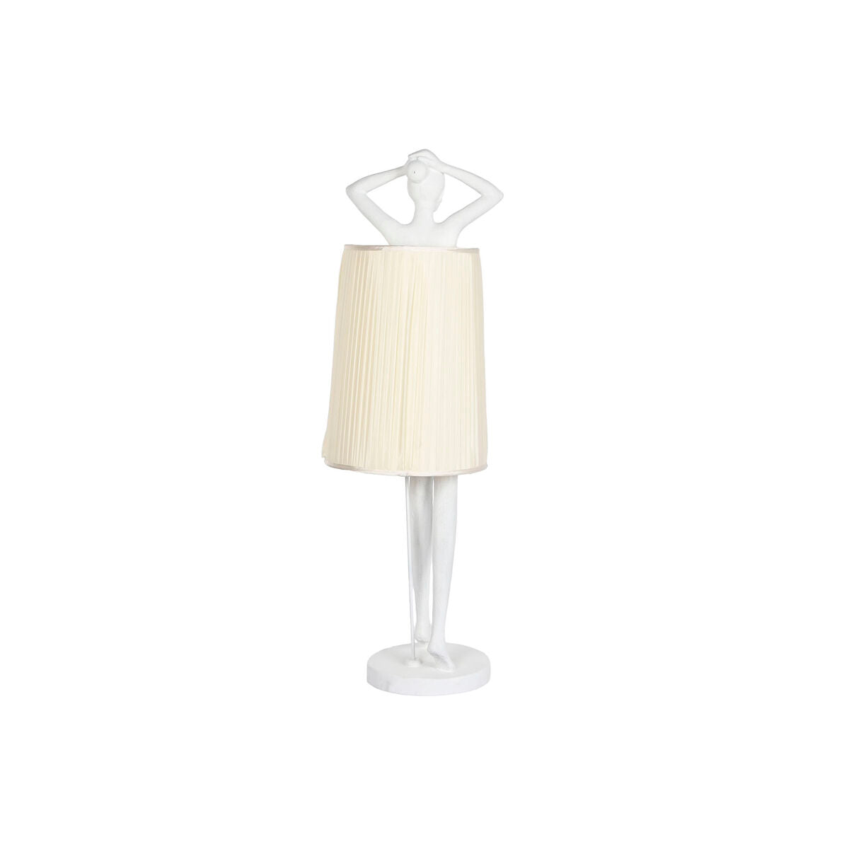 8424002101084 - Floor Lamp White Resin 50 W 220 V 46 x 41 x 1375 cm