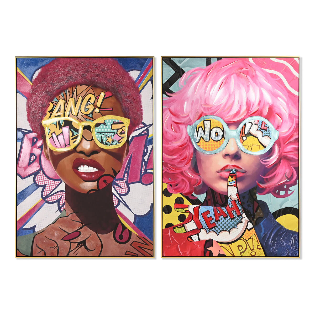 8424002101107 - Gemälde nach Hause Esprit moderne 80 x 35 x 120 cm (2 Einheiten)