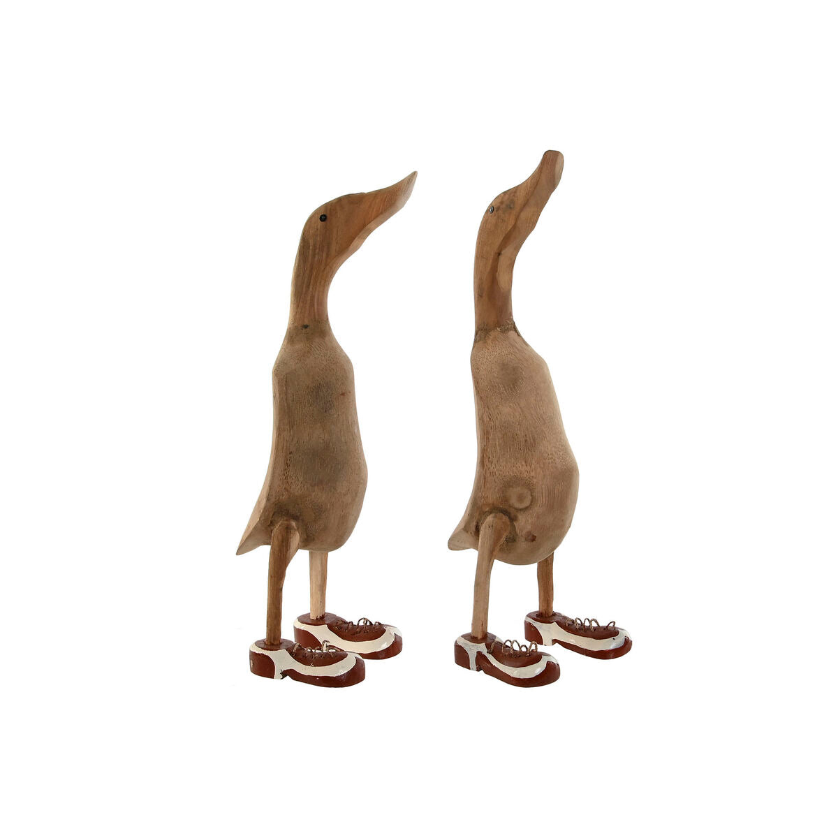 8424002105549 - Deko-Figur Weiß Rot natürlich Ente 14 x 28 x 43 cm (2 Stück) 8424002105549 - Deko-Figur Weiß Rot natürlich Ente 14 x 28 x 43 cm (2 Stück)