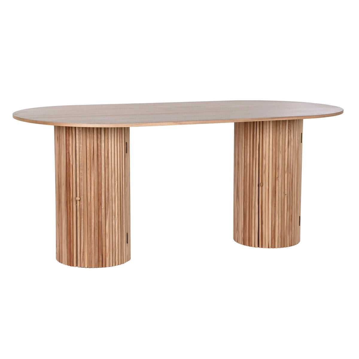 8424002106898 - Dining Table Natural Paolownia wood MDF Wood 180 x 90 x 75 cm