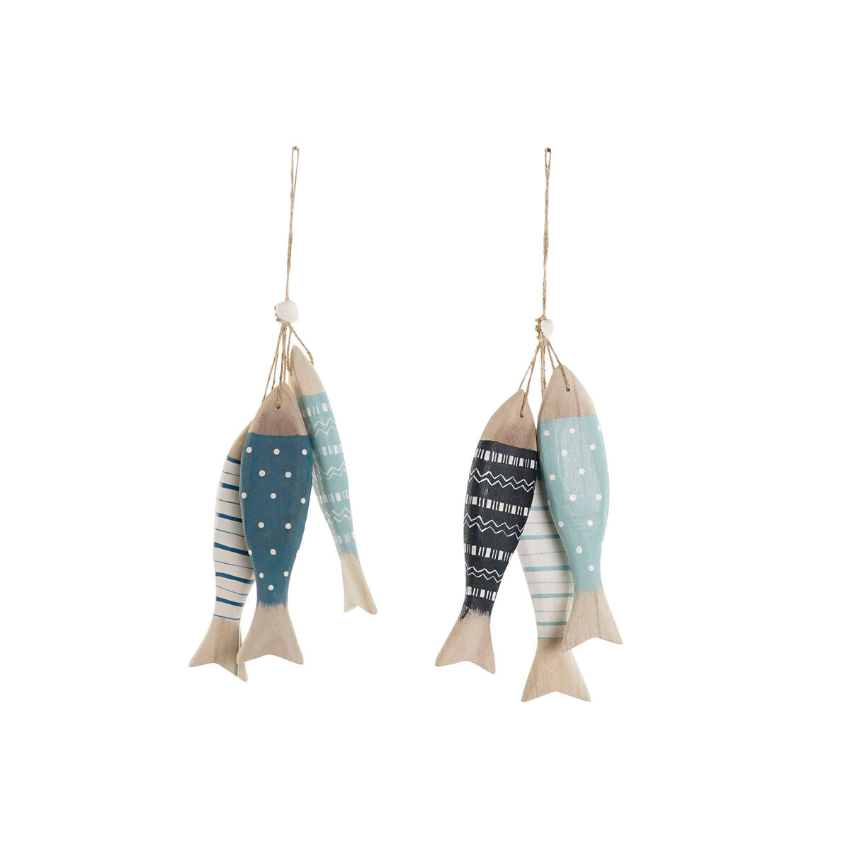 8424002108618 - Dekoration zum Aufhängen Blau Weiß natürlich Fische 5 x 5 x 20 cm (2 Stück) 8424002108618 - Dekoration zum Aufhängen Blau Weiß natürlich Fische 5 x 5 x 20 cm (2 Stück)