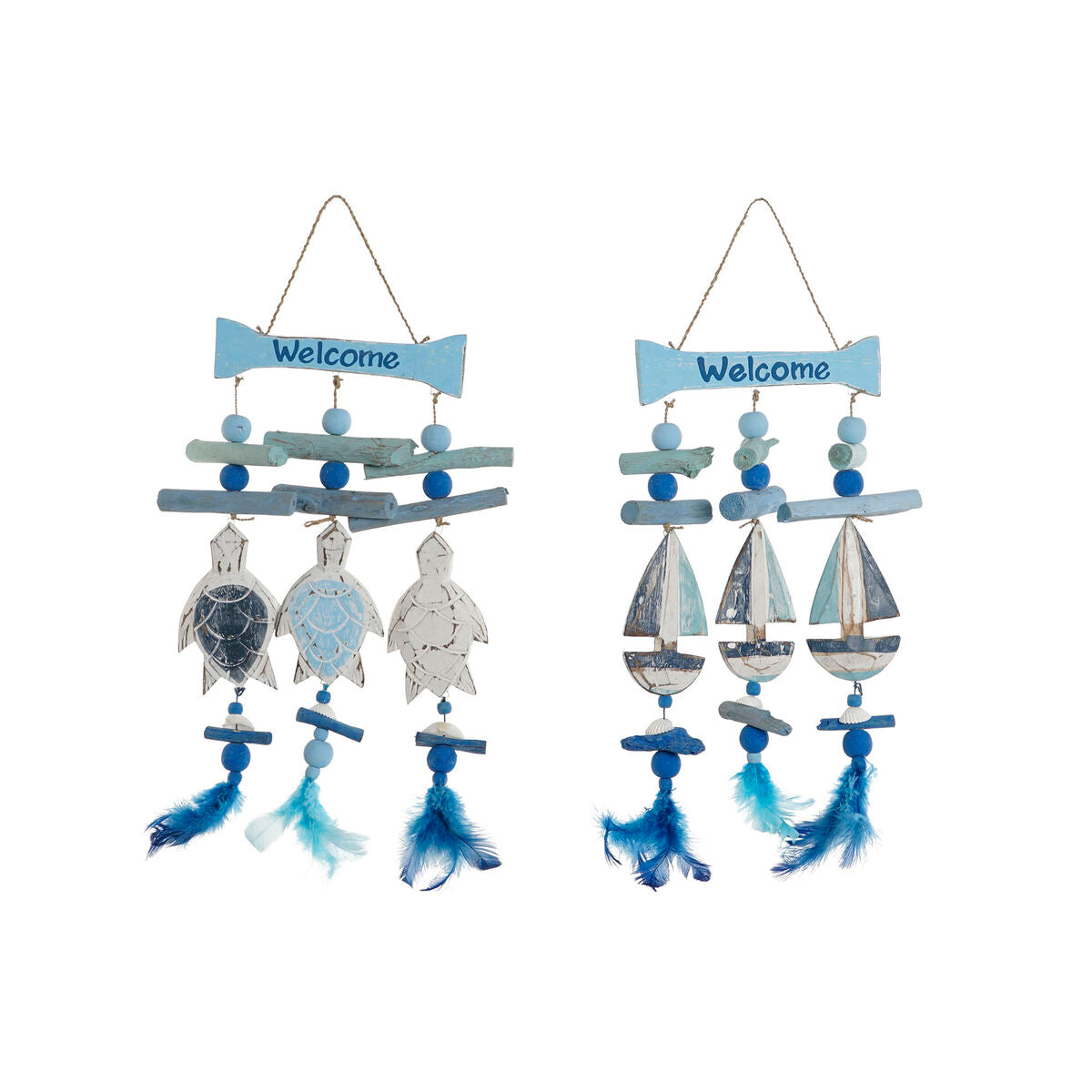 8424002108786 - Dekoration zum Aufhängen Blau Weiß Mediterraner 26 x 2 x 47 cm (2 Stück) 8424002108786 - Dekoration zum Aufhängen Blau Weiß Mediterraner 26 x 2 x 47 cm (2 Stück)