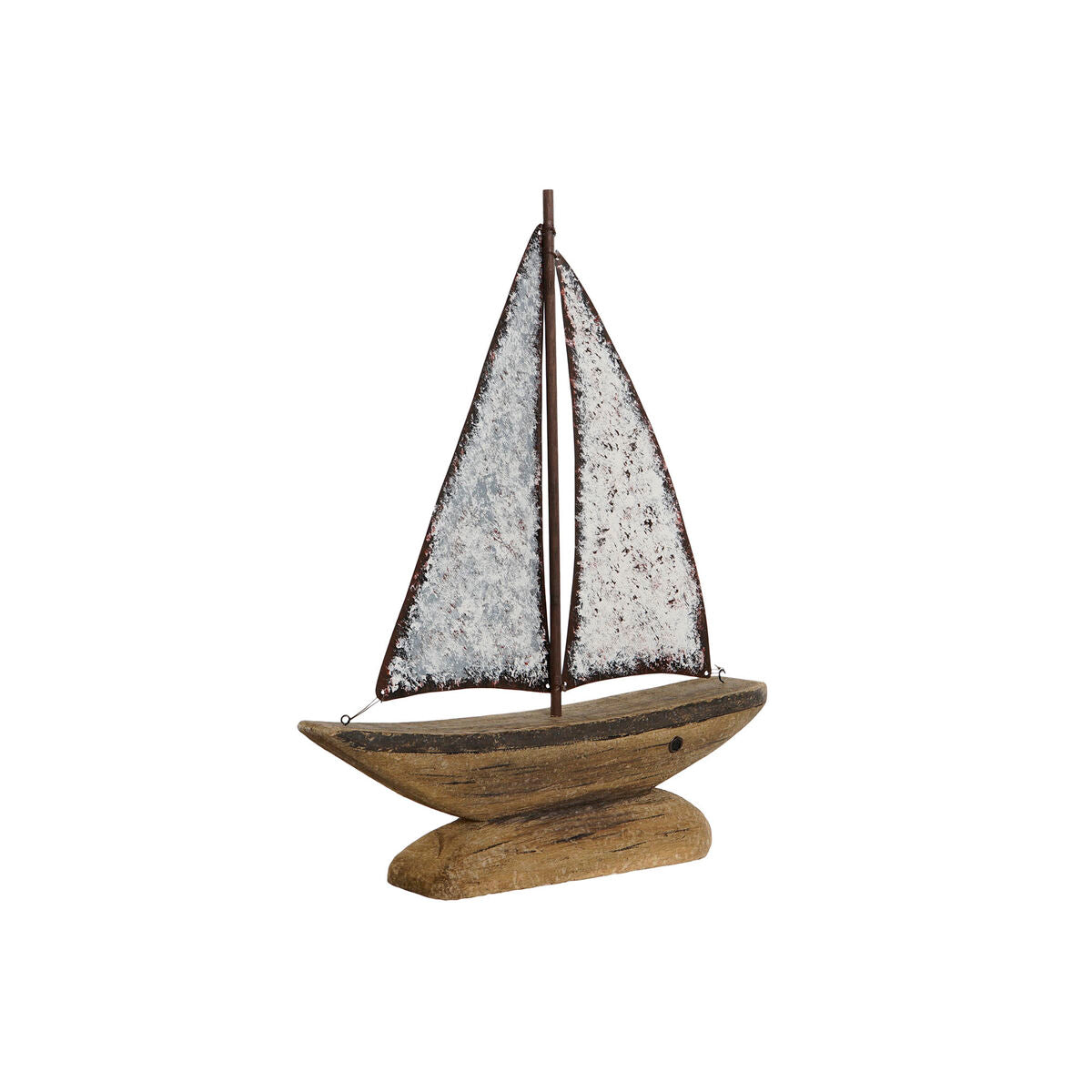 8424002109257 - Deko-Figur Weiß natürlich Segelboot Antiker Finish 353 x 8 x 465 cm 8424002109257 - Deko-Figur Weiß natürlich Segelboot Antiker Finish 353 x 8 x 465 cm