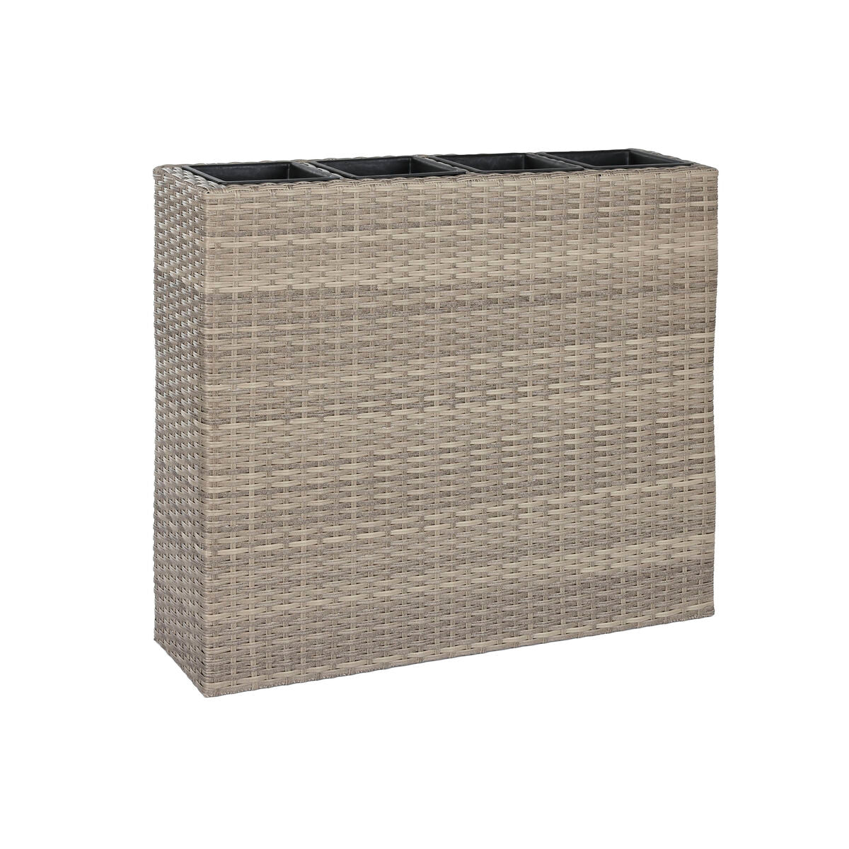 8424002111137 - Pflanzgefäß Home Esprit Polypropylen Rattan 95 x 26 x 80 cm