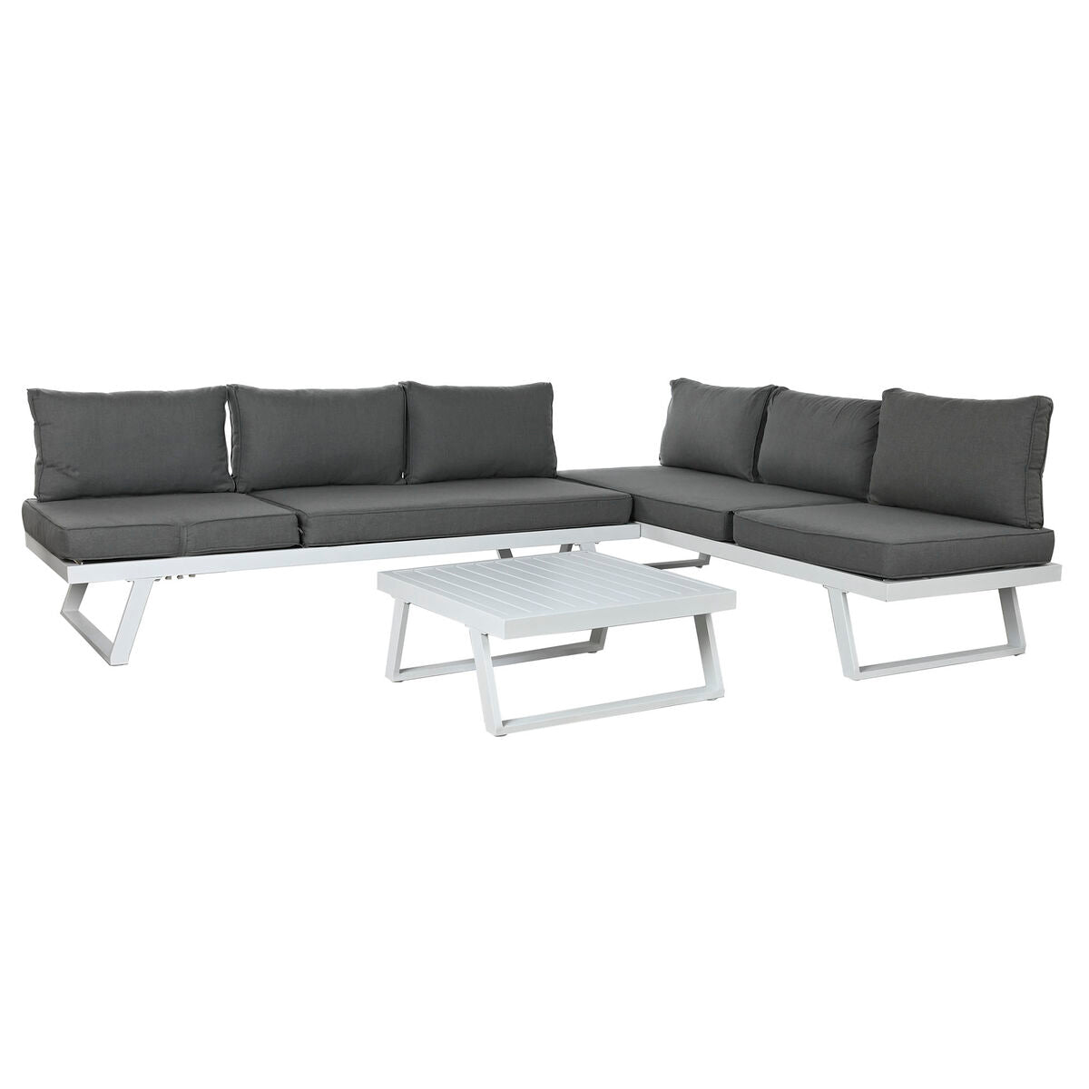 8424002111373 - Gartenmöbel Grau 130 x 68 x 65 cm 190 x 70 x 65 cm 198 x 68 x 65 cm 8424002111373 - Gartenmöbel Grau 130 x 68 x 65 cm 190 x 70 x 65 cm 198 x 68 x 65 cm