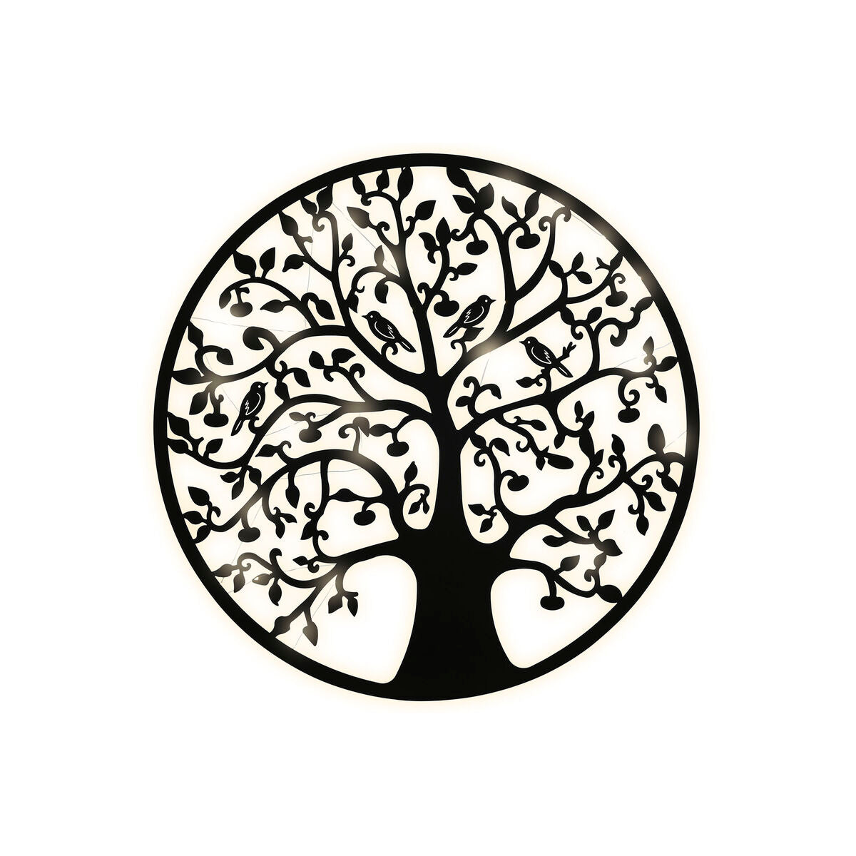 8424002111823 - Wanddekoration Schwarz Baum Shabby Chic 100 x 1 x 100 cm 99 x 2 x 99 cm 8424002111823 - Wanddekoration Schwarz Baum Shabby Chic 100 x 1 x 100 cm 99 x 2 x 99 cm
